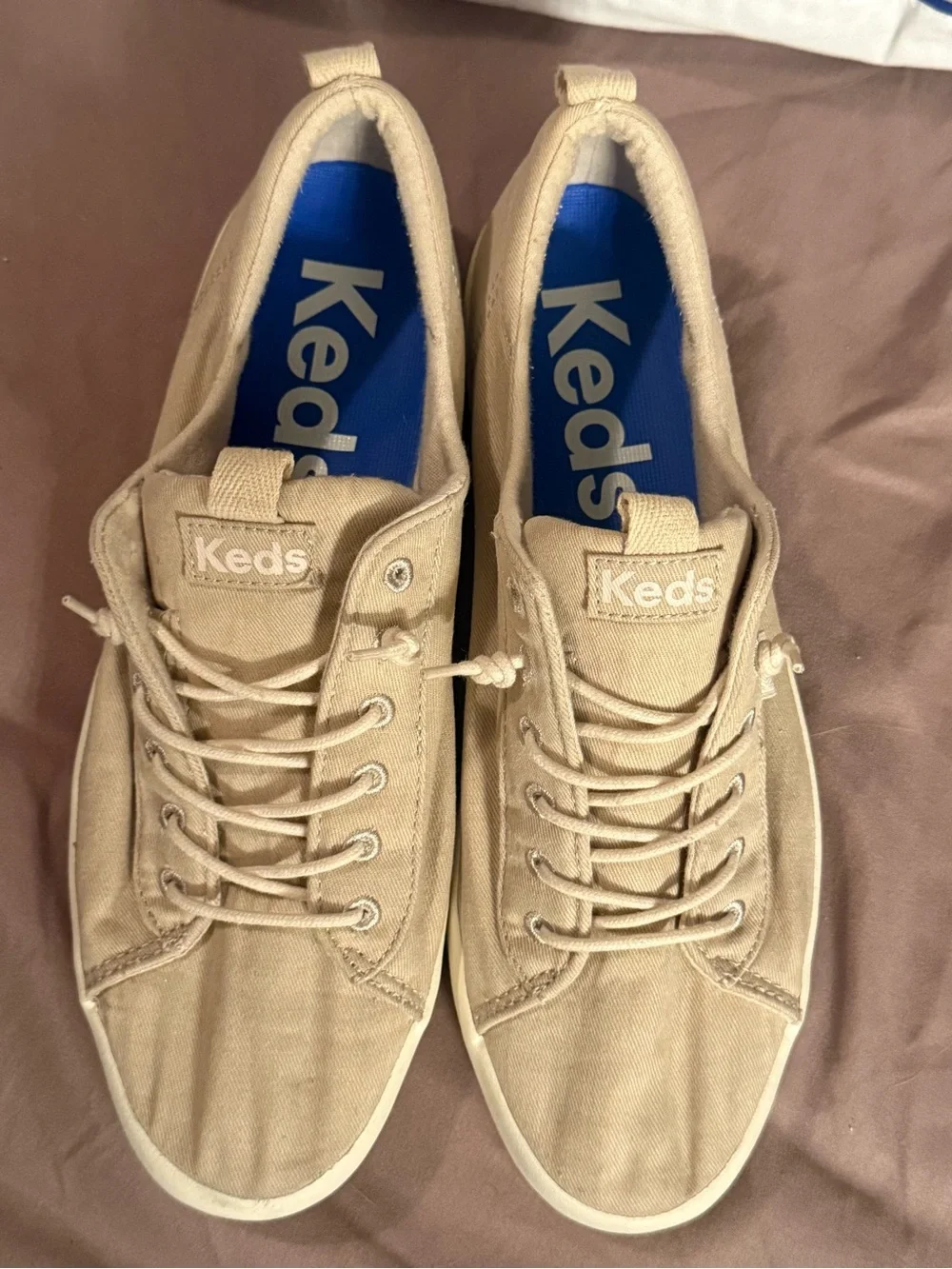 Keds Men’s Beige Canvas Sneakers